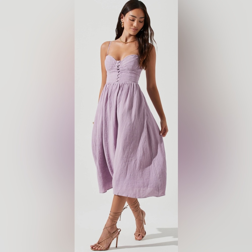 FERREIRA SWEETHEART MIDI DRESS